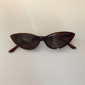 Brown Cat Eye Sunglasses